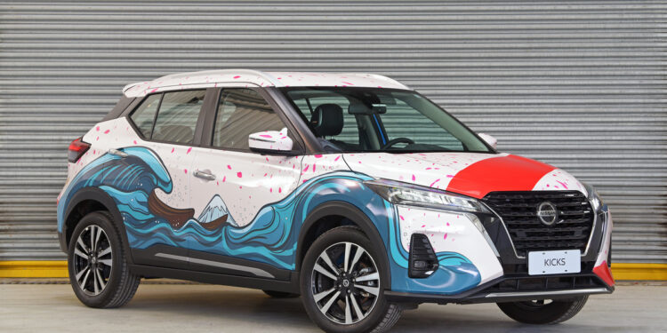 Nissan apresenta Novo Kicks com pintura japonesa vencedora de concurso
