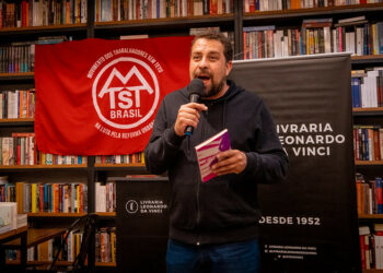Guilherme Boulos, lança nesta quarta-feira (13) em Campinas o livro Sem Medo do Futuro. Foto: Leandro Paiva/Divulgação