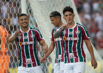 Com a vitória, o Fluminense subiu para a quarta posição no Brasileirão. Foto: Marcelo Gonçalves/Fluminense