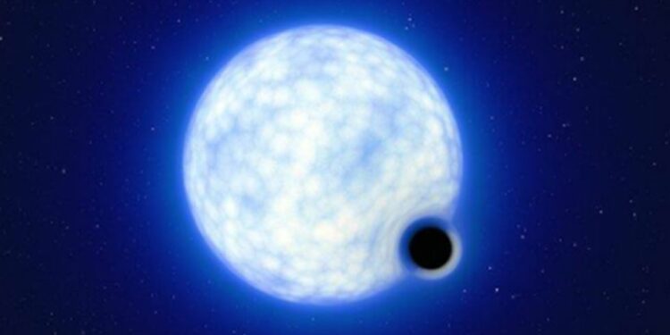 De acordo com o Observatório Nacional, o buraco negro em questão tem aproximadamente dez vezes a massa do Sol - Foto: ESO L. Calçada