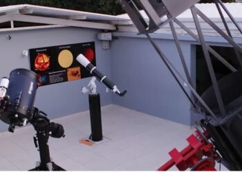 Telescópio do Polo Astronômico de Amparo: planeta conhecido pela beleza de seus anéis pode ser visto aos sábados - Foto - Foto: Divulgação