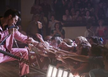 Austin Butler faz uma impecável interpretação de Elvis Presley, no filme de Baz Luhrmann Foto: Divulgação