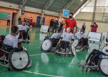 Projeto da Adeacamp no rugby em cadeira de rodas contempla 12 atletas com treinos de alto rendimento - Foto: André Netto/Divulgação