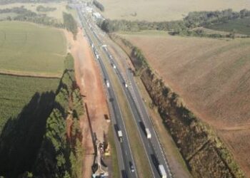 Construção de nova área de descanso para caminhoneiros na Dom Pedro: investimento de R$ 12,3 milhões - Foto: Divulgação/Artesp