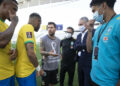 Questões sanitárias envolvendo a Covid suspenderam o duelo entre Brasil e Argentina. Foto: Lucas Figueiredo/CBF