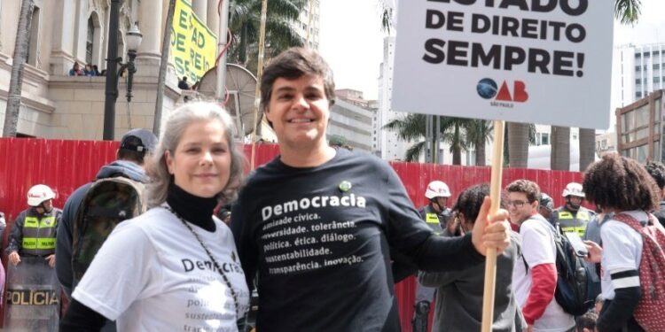 Patricia Vanzolini e Leonardo Sica - Foto: Divulgação OAB-SP