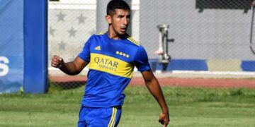 Meia Alexis Ivan Alvariño, do Boca Juniors, confirmou acerto para jogar no Guarani. Foto: Reprodução/Redes Sociais