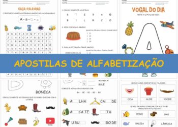 Apostilas de alfabetização são alternativa para pais e professores