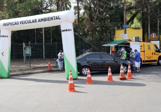 Satélite Íris e Praça da Concórdia recebem inspeção veicular ambiental