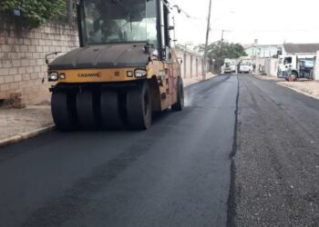 Serão pavimentados, com asfalto, mais de 5km de vias. Foto: Divulgação/PMC