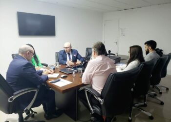 Reunião do prefeito de Campinas com o secretário nacional de Vigilância em Saúde do Ministério da Saúde, Arnaldo Correia de Medeiros Foto: Divulgação