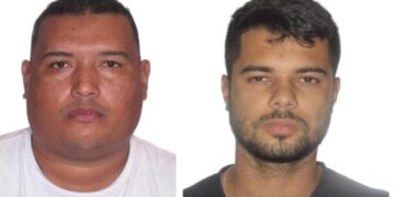 Roberto Jefferson da Silva e Marcos Vinicyus Sales de Oliveira tiveram a prisão decretada no sábado - Foto: Divulgação/SSP