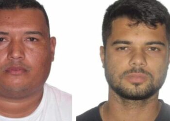 Roberto Jefferson da Silva (à esq.) foi preso; polícia ainda procura Marcos Vinicyus Sales de Oliveira. Foto: Divulgação