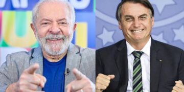 Os candidatos à presidência Luiz Inácio Lula da Silva e Jair Bolsonaro vão se enfrentar no segundo turno. Fotos:  Divulgação/Marcelo Camargo Agência Brasil