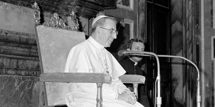 O último papa italiano, Albino Luciani (João Paulo I) veio a falecer 33 dias e seis horas depois, vítima de um ataque cardíaco. Foto: Vatican News/Divulgação