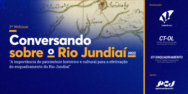 Comitês PCJ promovem 3º Webinar “Conversando sobre o Rio Jundiaí”