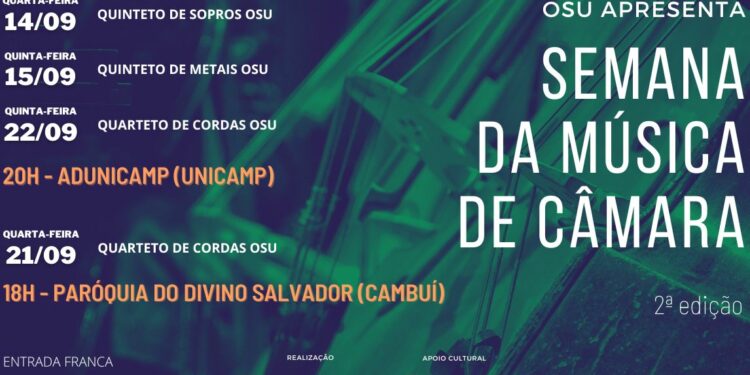 Sinfônica da Unicamp realiza 2ª edição da ‘Semana da Música de Câmara’