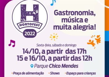 HortoFest 2022 contará com shows, gastronomia e espaço kids