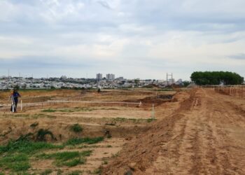 Obra do novo Paço Municipal de Hortolândia já demarca terreno