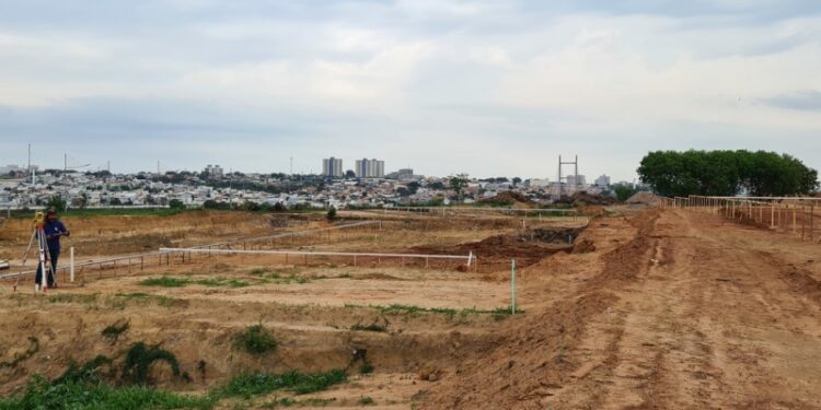 Obra do novo Paço Municipal de Hortolândia já demarca terreno