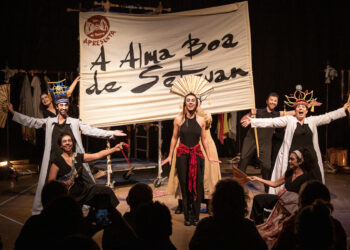 Alma Boa é um espetáculo da Cia Histriônica de Teatro, sediada em Campinas. Foto: Foto Nina Pires/Divulgação