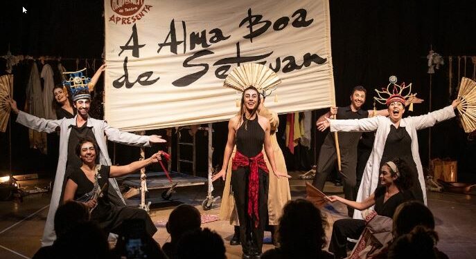 O espetáculo “Alma Boa: Uma Parábola Chinesa”: apresentações no Teatro Municipal Castro Mendes - Foto: Divulgação