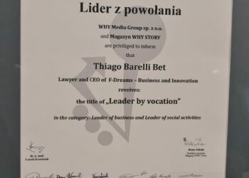 Advogado Brasileiro recebe premiação “Leader By Vocation”