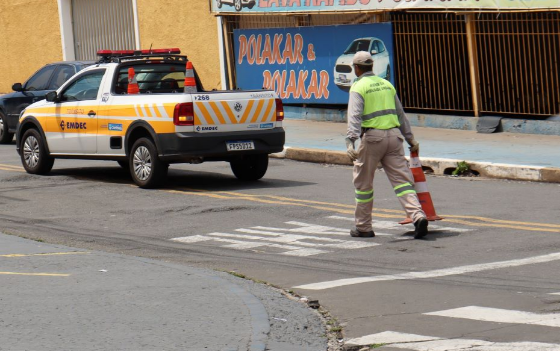 Trecho da Rua Saldanha Marinho tem bloqueio viário neste domingo