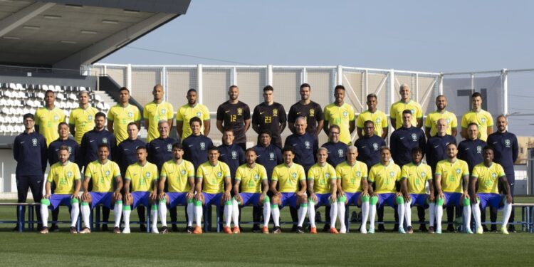 CBF divulga a foto oficial da Seleção Brasileira