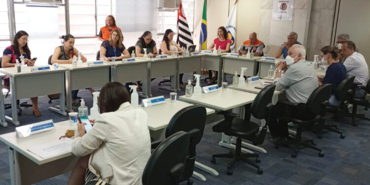 Reunião do Comitê de Enfrentamento da Pandemia na Prefeitura de Campinas. Foto: Divulgação