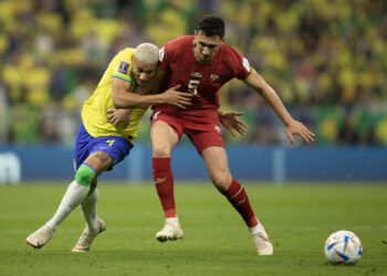 Desde a Copa de 2014 um brasileiro não marcava dois gols no mesmo jogo. Foto: Lucas Figueiredo/CBF
