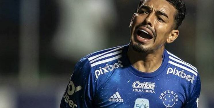 Bidu em ação pelo Cruzeiro na temporada 2022. Foto: Staff Images/Cruzeiro