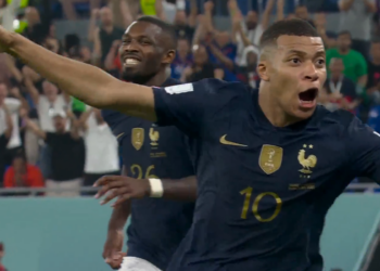 França é a primeira seleção confirmada nas oitavas de final da Copa do Mundo 2022 - Foto: Reprodução Twitter