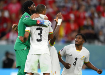 Com a vitória por 3 a 2, as Estrelas Negras chegaram aos três pontos na Copa do Mundo - Foto: Reprodução Twitter