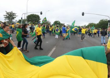 Manifestantes detidos se recusaram a deixar o QG do Exército em Brasília. Foto: Valter Campanato/Agência Brasil