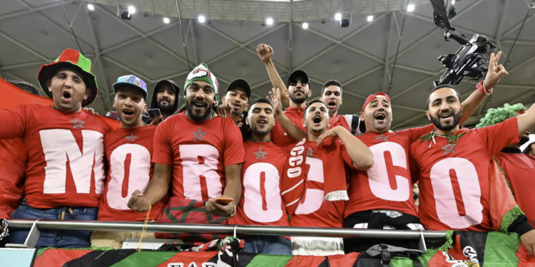 Torcida marroquina vive uma Copa dos sonhos Foto: Divulgação/Fifa