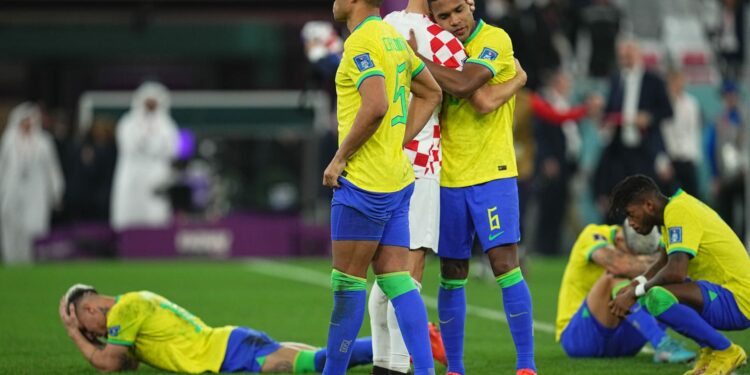 Seleção perdeu para a Croácia nos pênaltis e foi eliminada nas quartas de final - Foto: Rodrigo Villalba/Memory Press