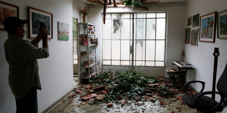 Remoção de tronco no Bosque expõe cenário de destruição; veja fotos e vídeos