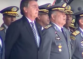 Bolsonaro esteve presente da formatura da Academia Militar de Agulhas Negras, no último dia 26. Foto: Reprodução