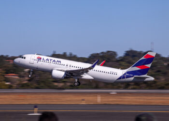 A LATAM também opera 1.840 voos extras em Guarulhos. Foto: Divulgação