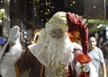 Papai Noel sairá da Vila do Papai Noel para dar início à segunda parada em Campinas - Foto: Eduardo Lopes/Divulgação PMC