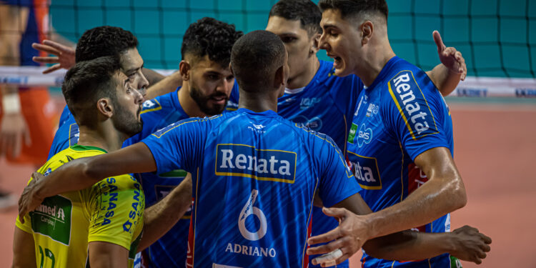 Vôlei Renata joga em Guarulhos neste domingo pela Superliga