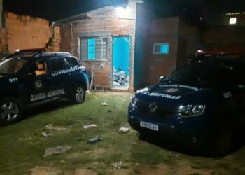 Guarda Municipal não encontrou ninguém no local do desmanche. Foto: Divulgação