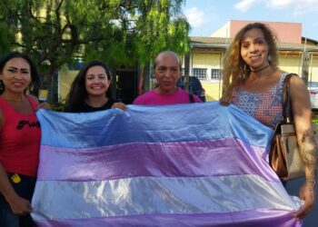 Ativistas na Semana da Visibilidade Trans de Campinas. Fotos: Divulgação