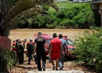 As buscas dos bombeiros no Rio Mogi Guaçu duraram 15 dias. Foto: Reprodução