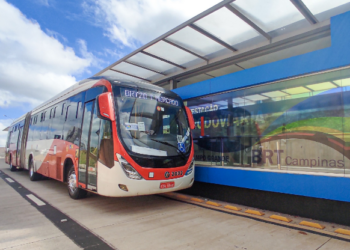A linha semiexpressa BRT20 liga a região do Campo Grande ao Centro em cerca de 40 minutos - Foto: Divulgação PMC