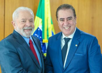 Jonas Donizette participou de uma reunioão entre o presidente Lula e os líderes do governo na Câmara. Foto: Reprodução/Instagram
