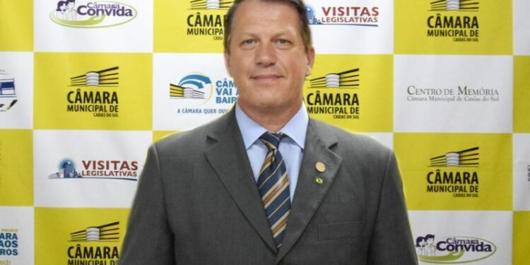 Sandro Fantinel, vereador da Câmara Municipal de Caxias do Sul. Foto: Câmara de Caxias do Sul/Divulgação