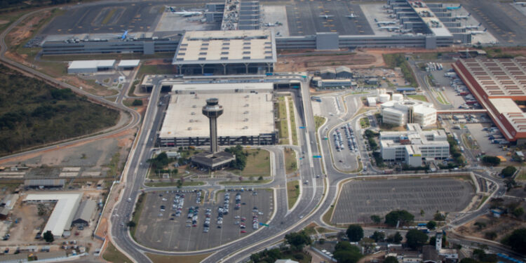 Sítio aeroportuário de Viracopos: um dos atrativos para o comércio exterior em Campinas. Foto: Viracopos/Divulgação