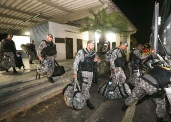 Força Nacional apoia combate a criminosos no RN: operação conjunta de vários órgãos de segurança busca suspeitos - Foto: Divulgação